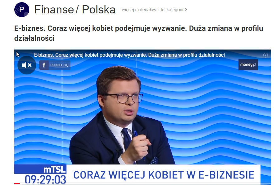 Wp Finanse o e-biznesie. Wywiad i rozmowa na temat raportu Fundacji