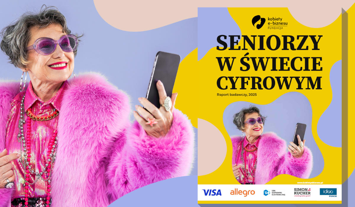 Najnowszy raport Seniorzy w świecie cyfrowym wydany przez Fundację